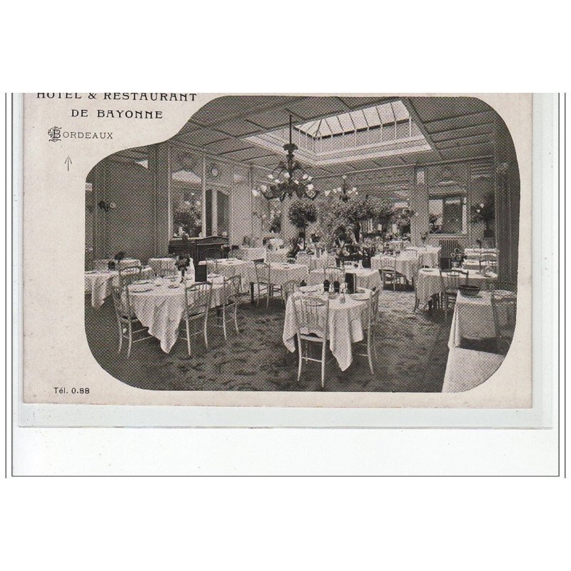 BORDEAUX - Hôtel & Restaurant de Bayonne - très bon état