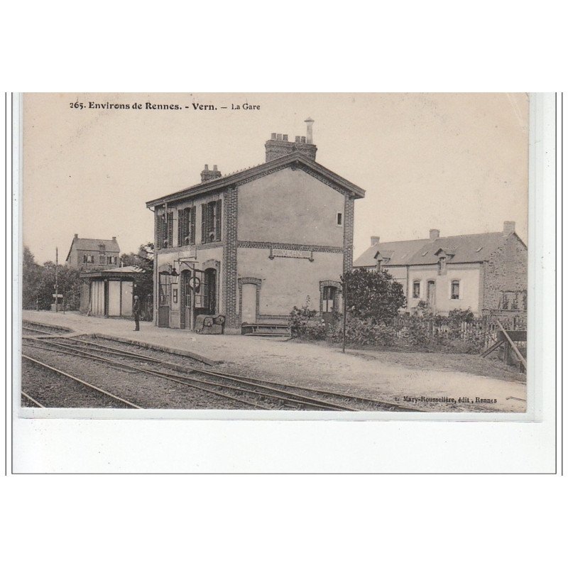 Environs de RENNES - VERN - La Gare - état