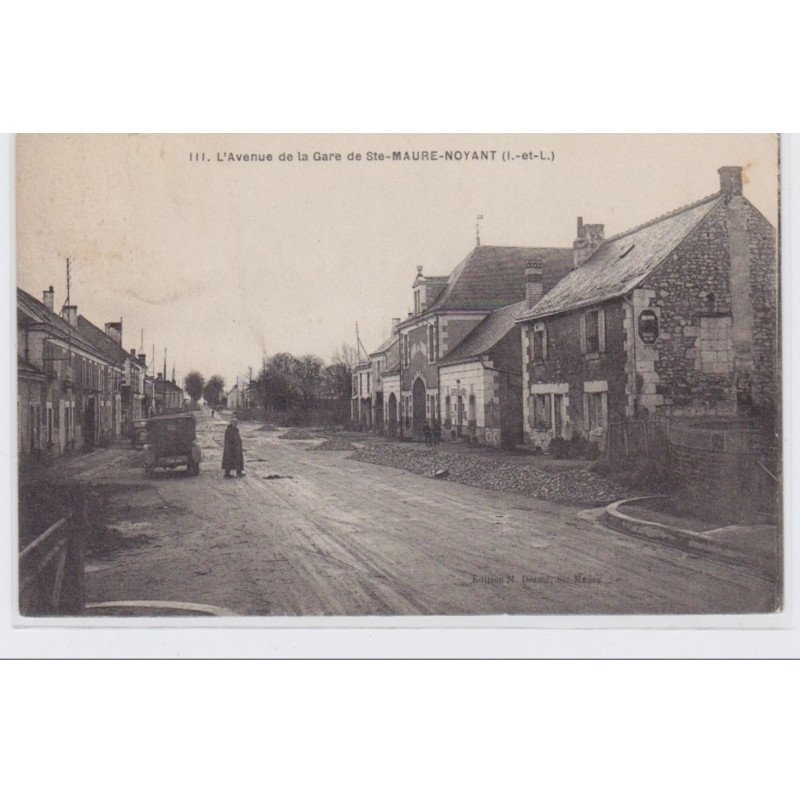 SAINTE MAURE-NOYANT - L'avenue de la Gare - très bon état