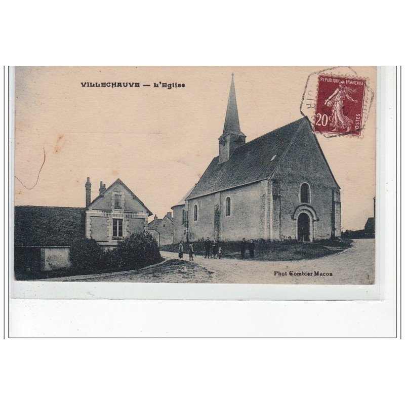 VILLECHAUVE - L'église - très bon état VILLECHAUVE - L'église - très bon état
