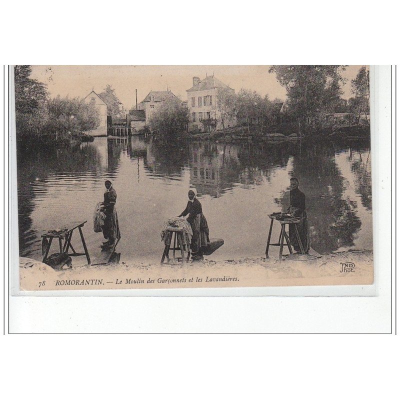 ROMORANTIN - Le Moulin des Garçonnets et les Lavandières - très bon état