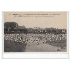 SALBRIS -Concours de Gymnastique Régional des Patronages de l'Orléanais 1914- Mouvement d'ensemble - très bon état