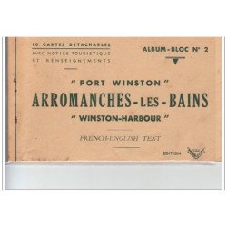 ARROMANCHES LES BAINS - """"Port Winston"""" """"Winston Harbour"""" Album-bloc n°2 - très bon état