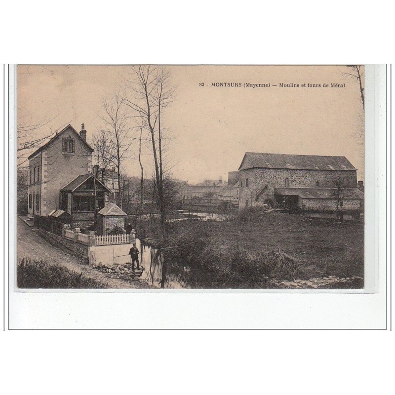 MONTSURS  - Moulins et fours de Méral - très bon état