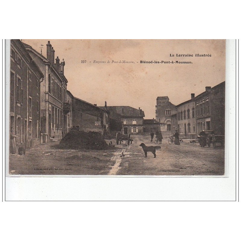 BLENOD LES PONT A MOUSSON - Environs de PONT A MOUSSON - La Lorraine illustrée - très bon état