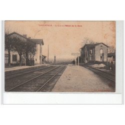 TANTONVILLE - La Gare et l'Hôtel de la Gare - état