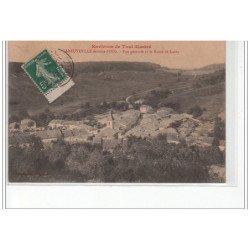 LANEUVEVILLE DERRIERE FOUG - Environs de TOUL - Vue générale et la route de Lucey - très bon état