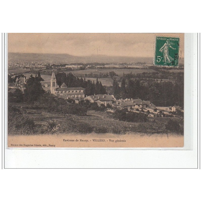 Environs de NANCY - VILLERS - Vue générale - très bon état