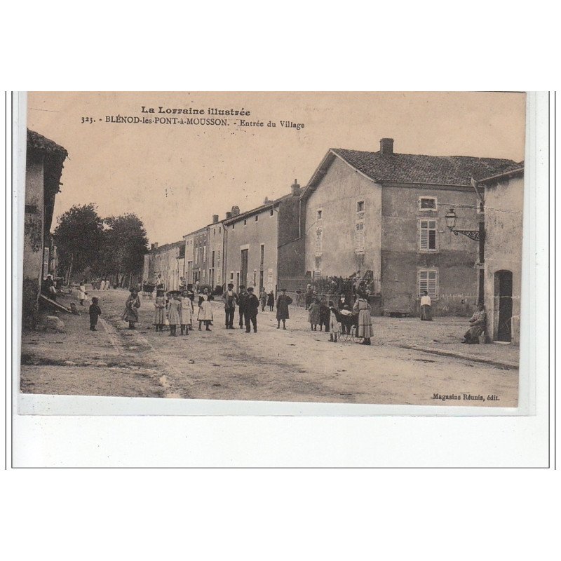 BLENOD LES PONT A MOUSSON - Entrée du Village - très bon état