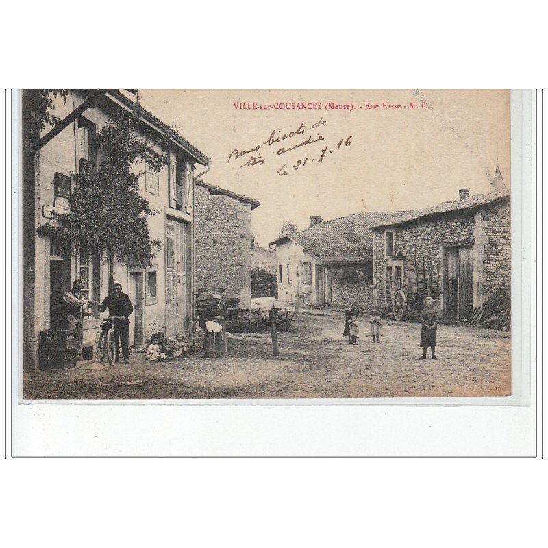 VILLE SUR COUSANCES - Rue Basse - très bon état