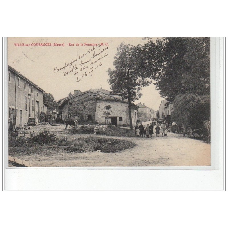VILLE SUR COUSANCES - Rue de la Fontaine - très bon état