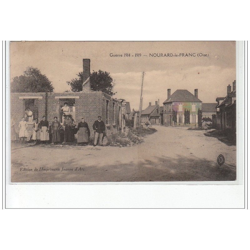 NOURARD LE FRANC - Guerre 1914-19 - très bon état
