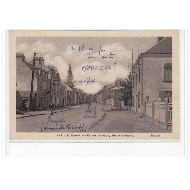 AVRILLE - Entrée du Bourg, Route d'Angers - très bon état