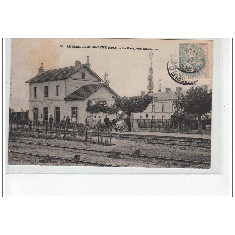 LE MESLE SUR SARTHE - La Gare, vue intérieure - très bon état LE MESLE SUR SARTHE - La Gare, vue intérieure - très bon état