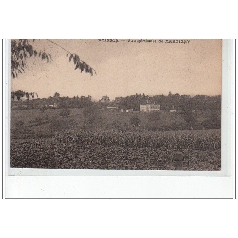 POISSON - Vue générale de Martigny - très bon état