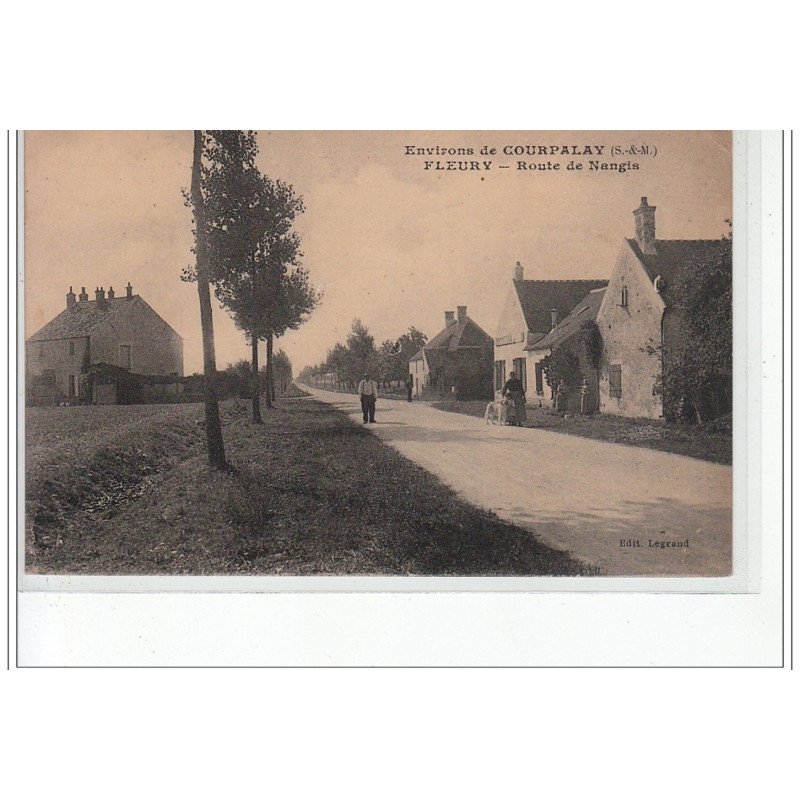 Environs de COURPALAY - FLEURY - Route de Nangis - très bon état