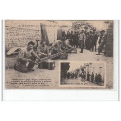 Crime d'USSEAU près CHATELLERAULT (mai 1905) - Soldats du 6è Génie (Angers) préparant la pétarade - très bon état