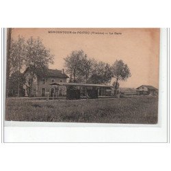 MONCONTOUR DE POITOU - La gare - très bon état