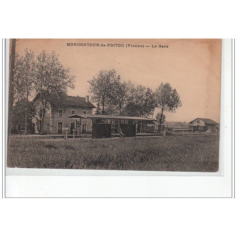 MONCONTOUR DE POITOU - La gare - très bon état MONCONTOUR DE POITOU - La gare - très bon état