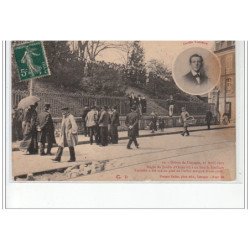 LIMOGES - Grèves de Limoges Avril 1905 - angle du jardin d'Orsay où à eu lieu la fusillade - état