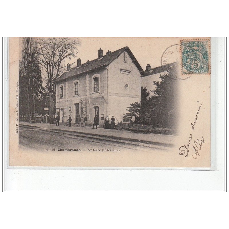 CHAMARANDE - La gare (intérieur) - très bon état