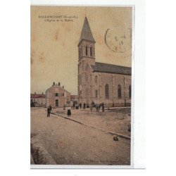 BALLANCOURT - L'Eglise et la Mairie - état