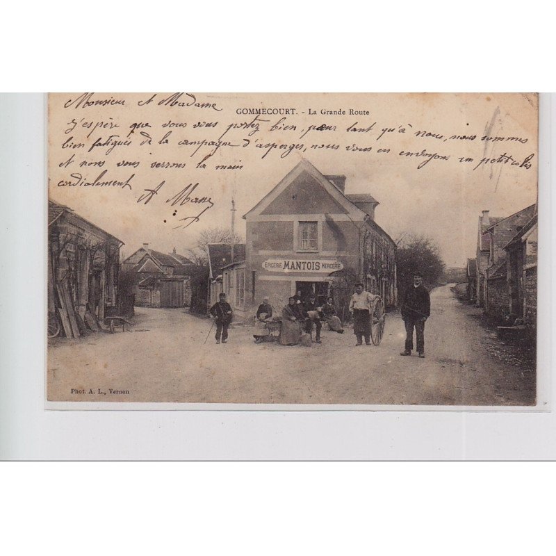 GOMMECOURT - La Grande Route - très bon état