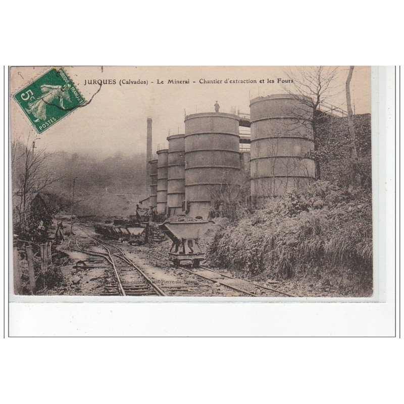 JURQUES - Le Minerai - Chantier d'extraction et les fours - état JURQUES - Le Minerai - Chantier d'extraction et les fours - état