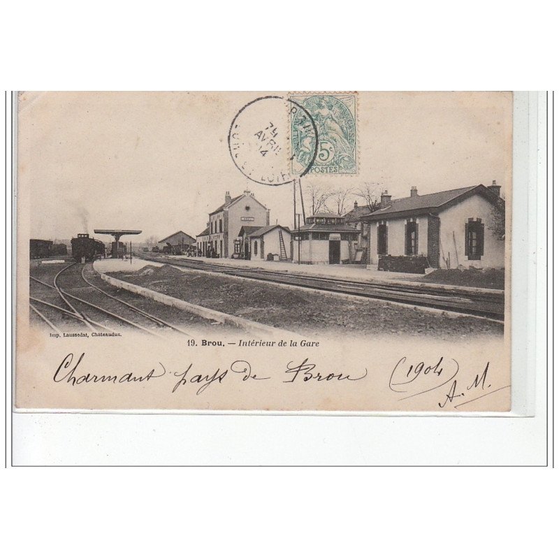 BROU - Intérieur de la Gare  - très bon état