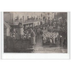 Chalon-sur-Saône - Carnaval 1912 - Sur les Remparts et l'Enlèvement de la Joconde- très bon état