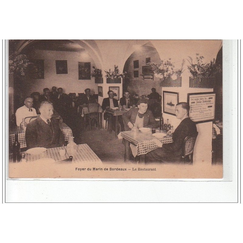 BORDEAUX - Foyer du Marin de Bordeaux - Restaurant - très bon état