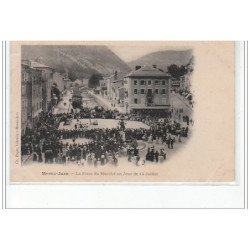 MOREZ-JURA - La Place du marché un jour de 14 Juillet - très bon état