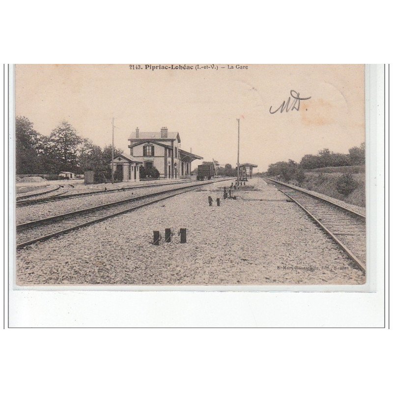 PIPRIAC-LOHEAC - La Gare - très bon état