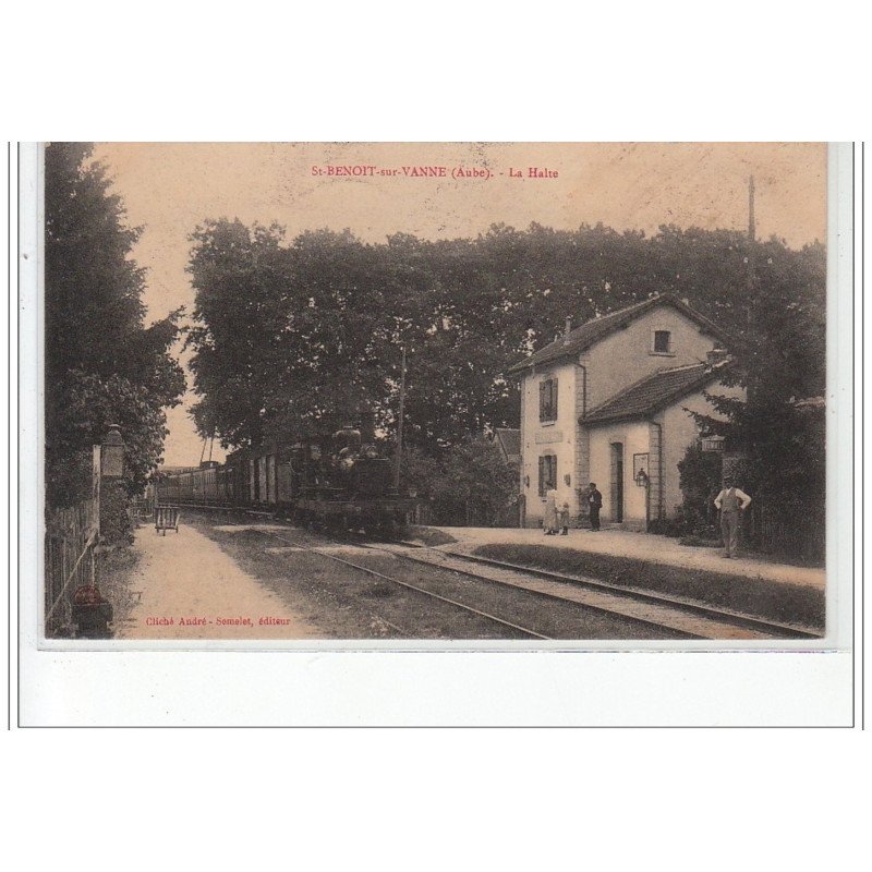 SAINT BENOIT SUR VANNE : la gare - très bon état SAINT BENOIT SUR VANNE : la gare - très bon état