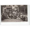 OUISTREHAM : carte photo d'un groupe pendant une excursion à l'Essor (villa)- très bon état