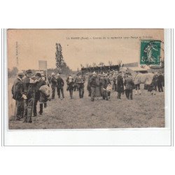 LA BARRE : courses du 12 Septembre 1909 - pesage et tribunes (hippisme) - très bon état