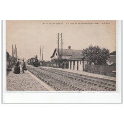 LA VILLETTE SAINT PREST : la gare  - très bon état