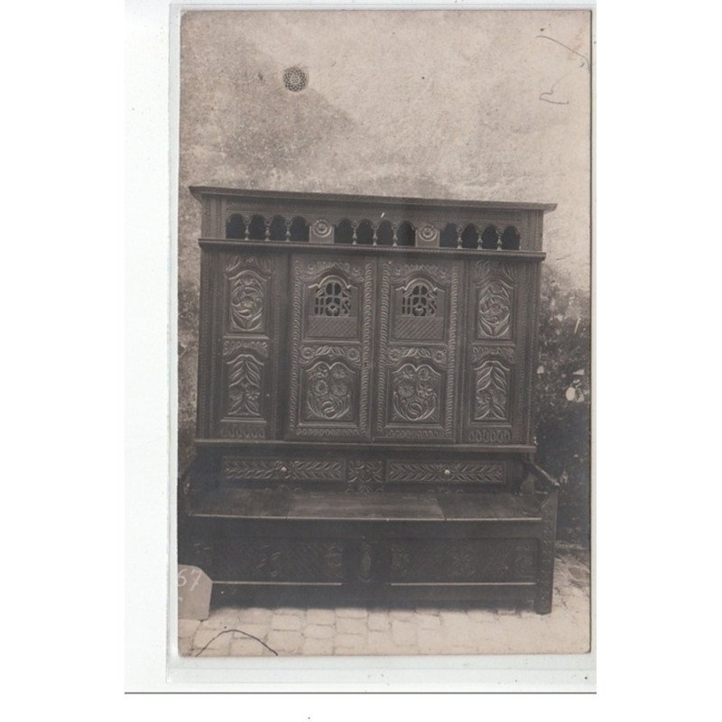 QUIMPER : carte photo fabricant de meubles en bois - très bon état