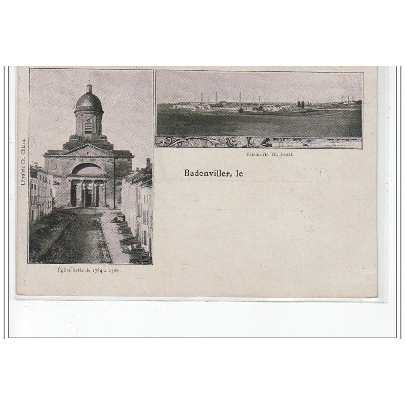 BADONVILLER - Eglise - Faïencerie  - très bon état