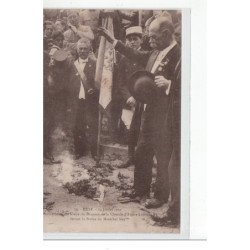 METZ - 14 Juillet 1919 - Incinération du crêpe du Drapeau de la Chorale d'Alsace-Lorraine - très bon état