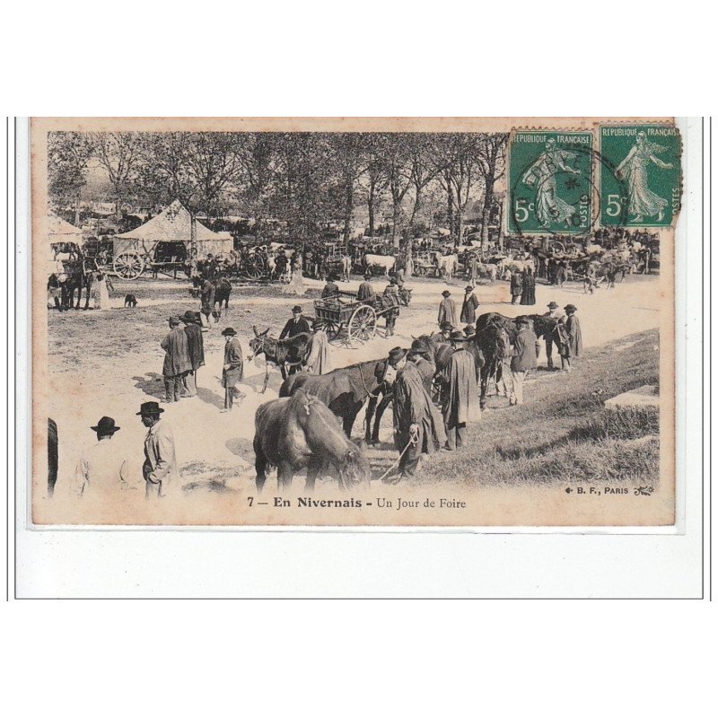 EN NIVERNAIS - Un jour de foire - très bon état