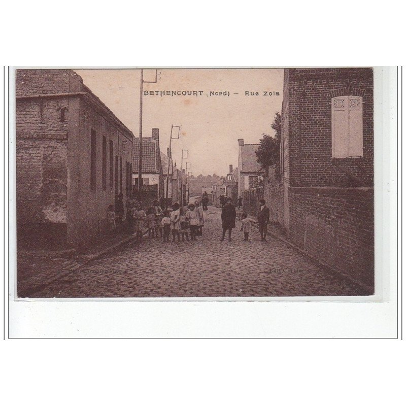 BETHENCOURT - Rue Zola - très bon état
