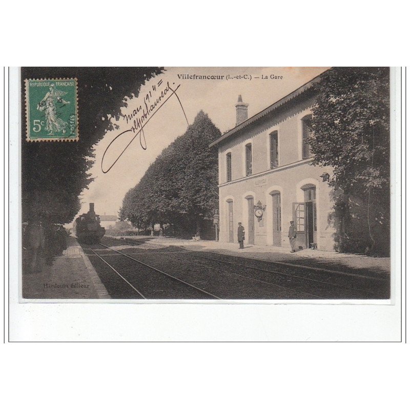VILLEFRANCOEUR : la gare - très bon état VILLEFRANCOEUR : la gare - très bon état