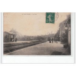 LE PONT D'OIR : la gare - bon état (un léger pli)