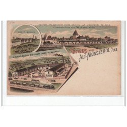 ALT-MUNSTEROL : gruss aus... (distillerie de brandy et cognac DURR DELAMARRE - très bon état