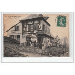 SAINT EUSTACHE LA FORET : la maison PALFRAY (affiches de vente d'herbes)- très bon état