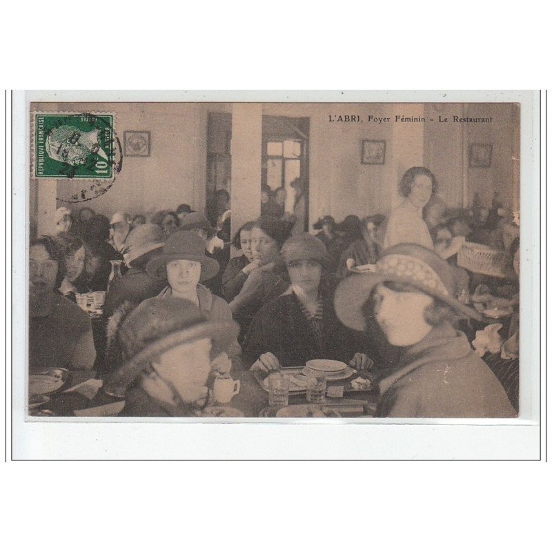ROUEN : """"l'Abri"""" - foyer féminin - le restaurant - très bon état
