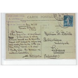 ROUEN : librairie LESTRINGANT (autographe au dos) - très bon état