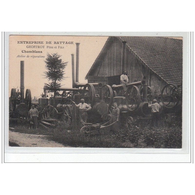 CHAMBLANS : entreprise de battage Geoffroy - très bon état