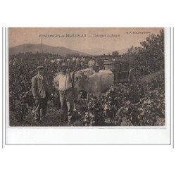VENDANGES EN BEAUJOLAIS - Transport du raisin - très bon état
